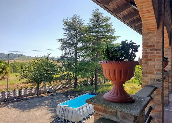 With Pool Monferrato Botto Living Lejlighed Odalengo Piccolo